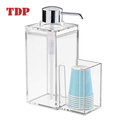 Factory Customized Hotel Home Bathroom Accessories Set Hand Liquid Acrylic Soap Dispenser